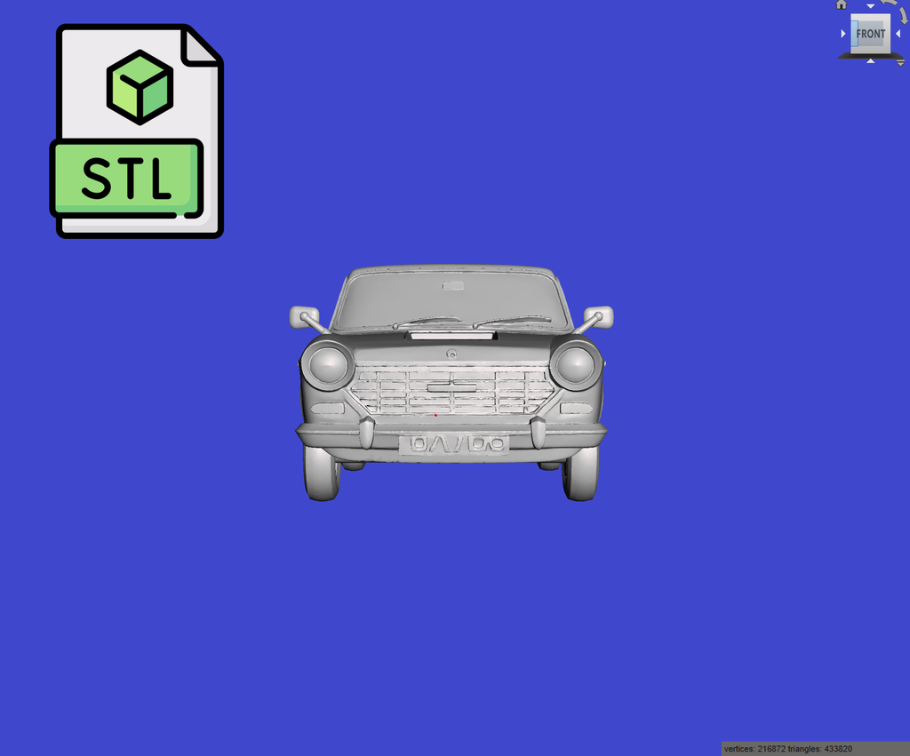 Digital Download of 3D Printed Austin 1800 MKII 1969