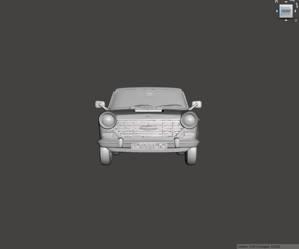 3D Printed Resin model of Austin 1800 Mk2 "Landcrab" 1969
