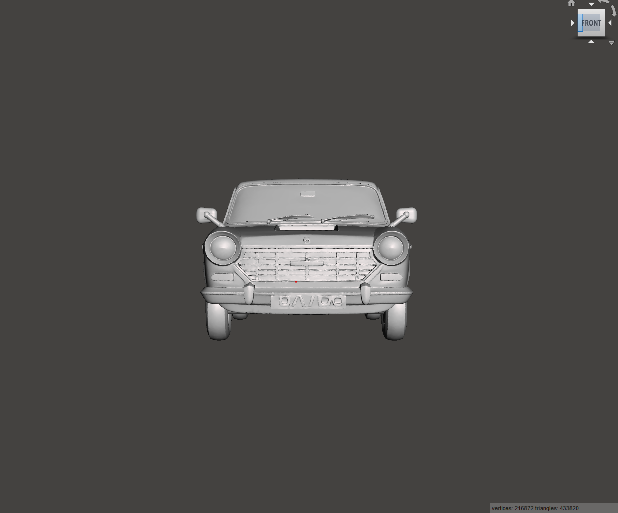 3D Printed Resin model of Austin 1800 Mk2 "Landcrab" 1969