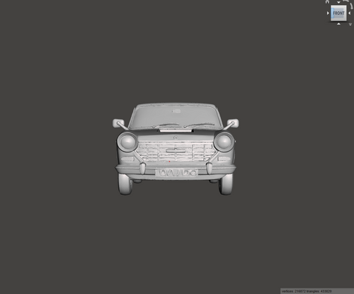 3D Printed Resin model of Austin 1800 Mk2 "Landcrab" 1969