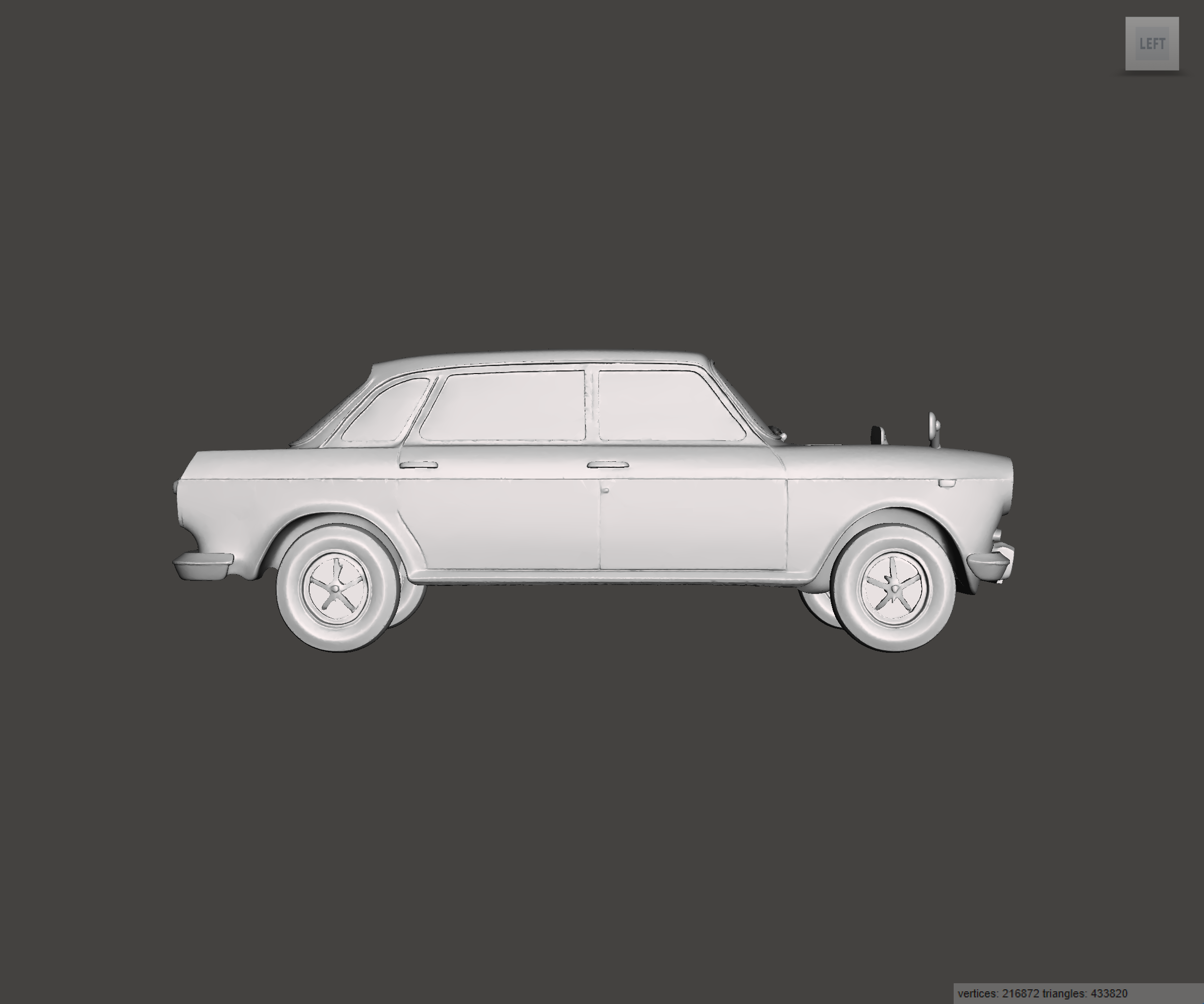 3D Printed Resin model of Austin 1800 Mk2 "Landcrab" 1969