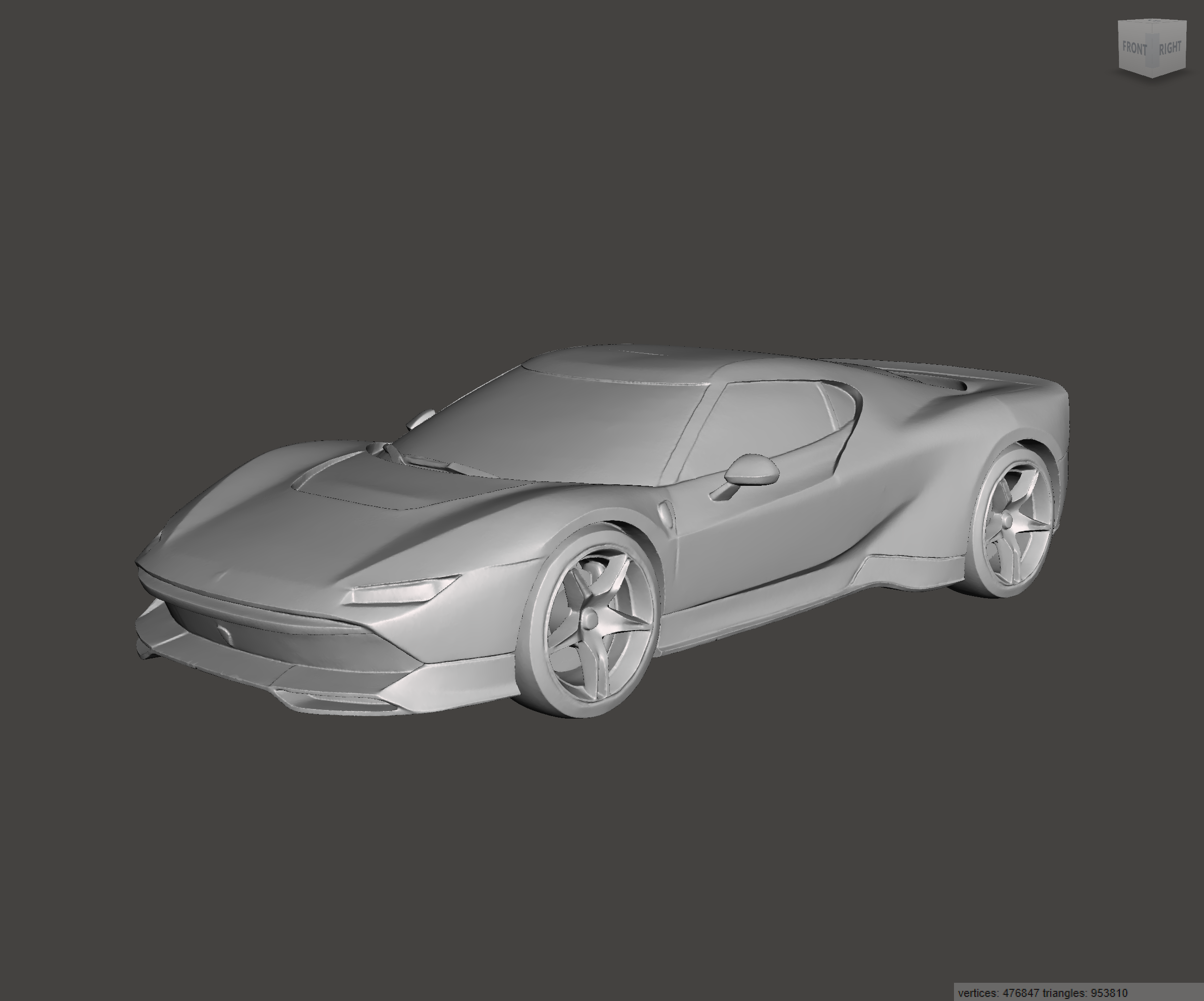 3D Printed Resin Model of Ferrari SP38 Deborah 2023