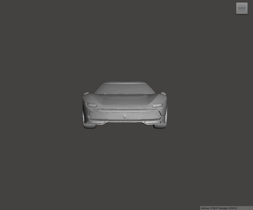 3D Printed Resin Model of Ferrari SP38 Deborah 2023