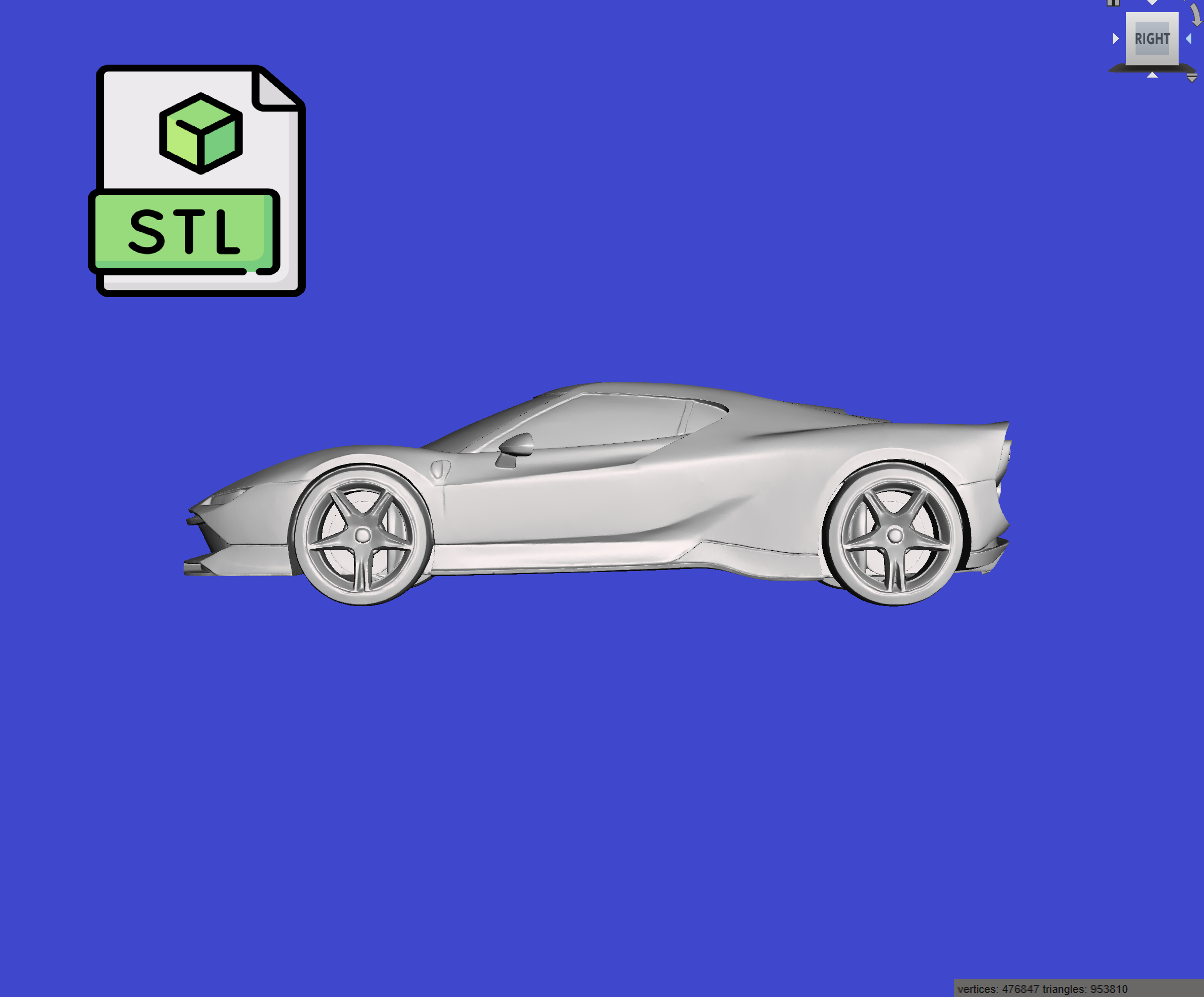 Digital Download of 3D Printed Ferrari SP38 Deborah 2023