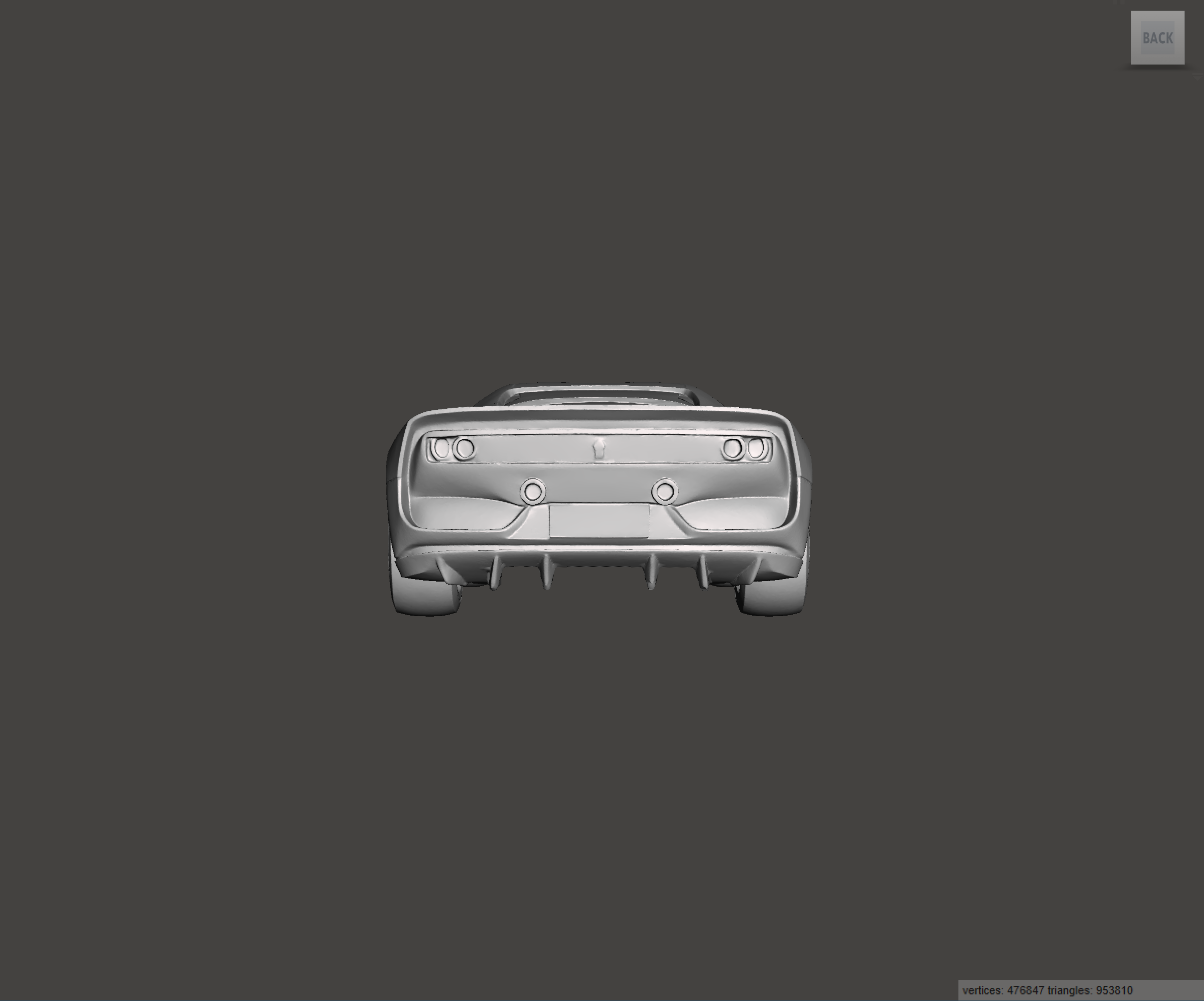 3D Printed Resin Model of Ferrari SP38 Deborah 2023