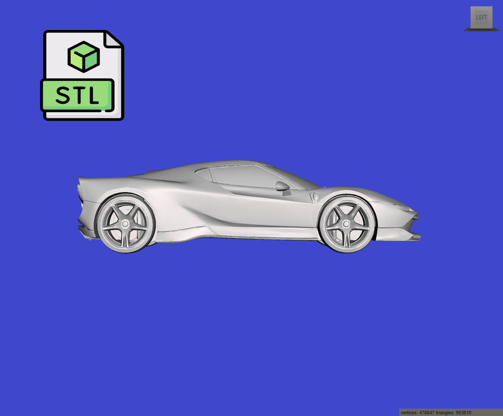 Digital Download of 3D Printed Ferrari SP38 Deborah 2023