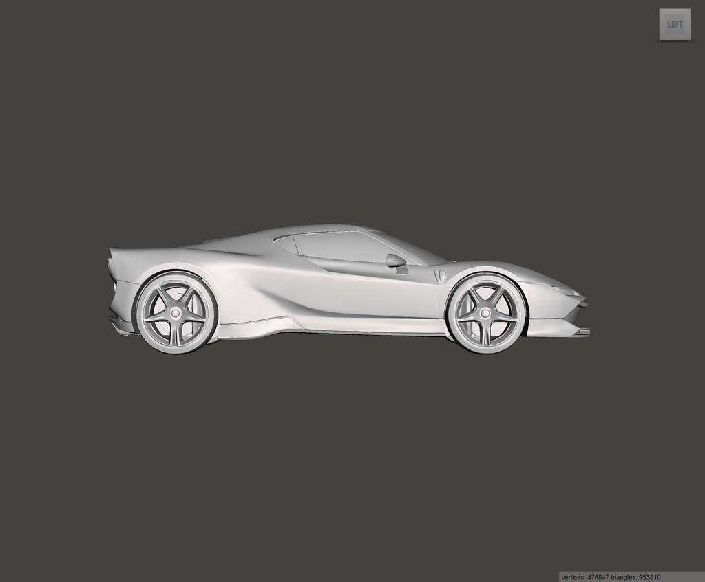 3D Printed Resin Model of Ferrari SP38 Deborah 2023