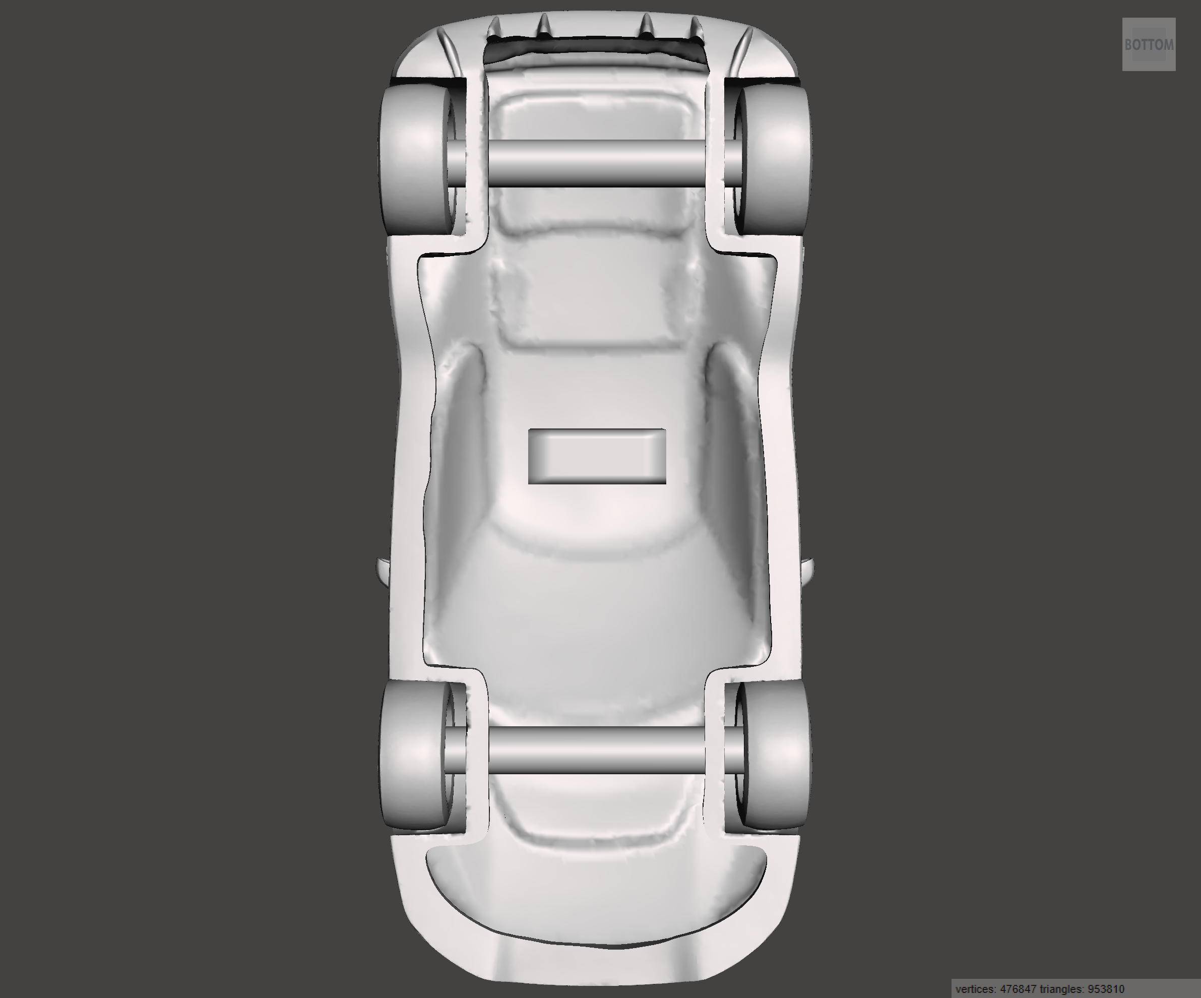 3D Printed Resin Model of Ferrari SP38 Deborah 2023
