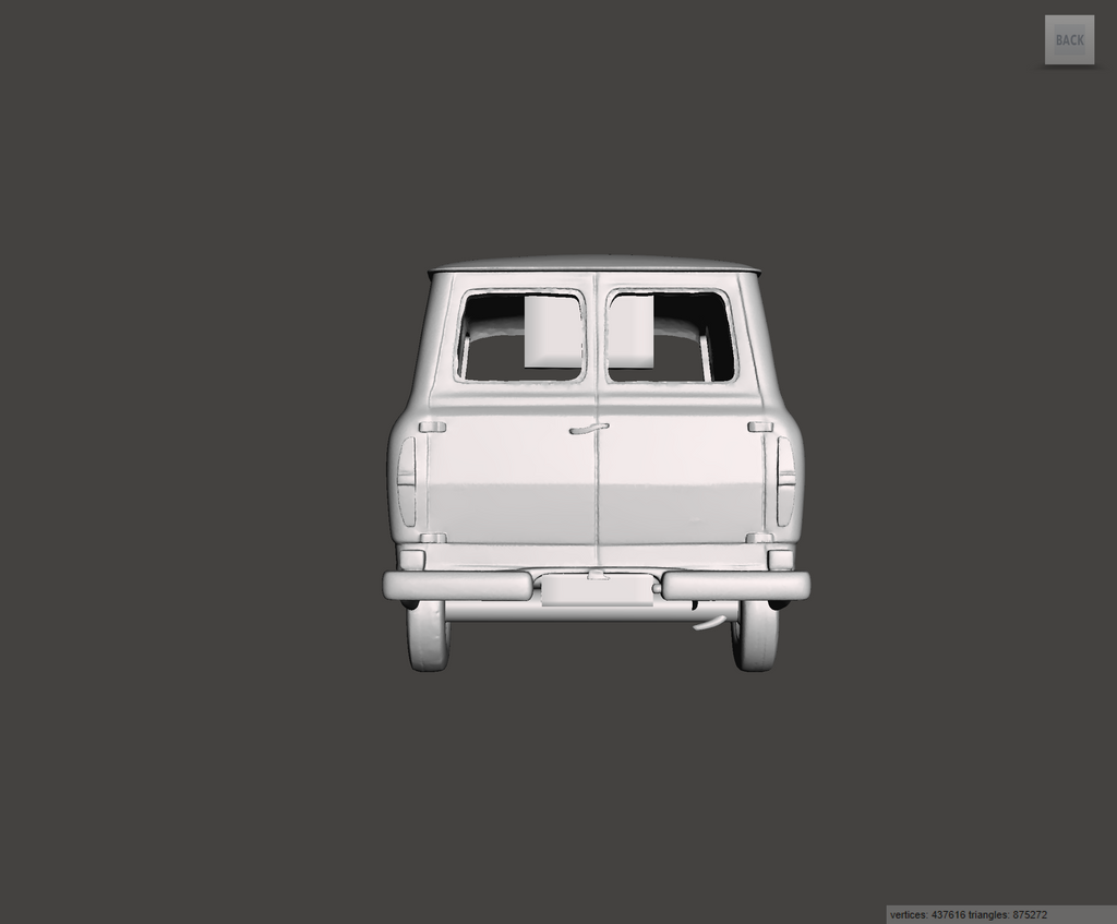3D Printed Resin Model of Ford Transit Mk1 Van 1973
