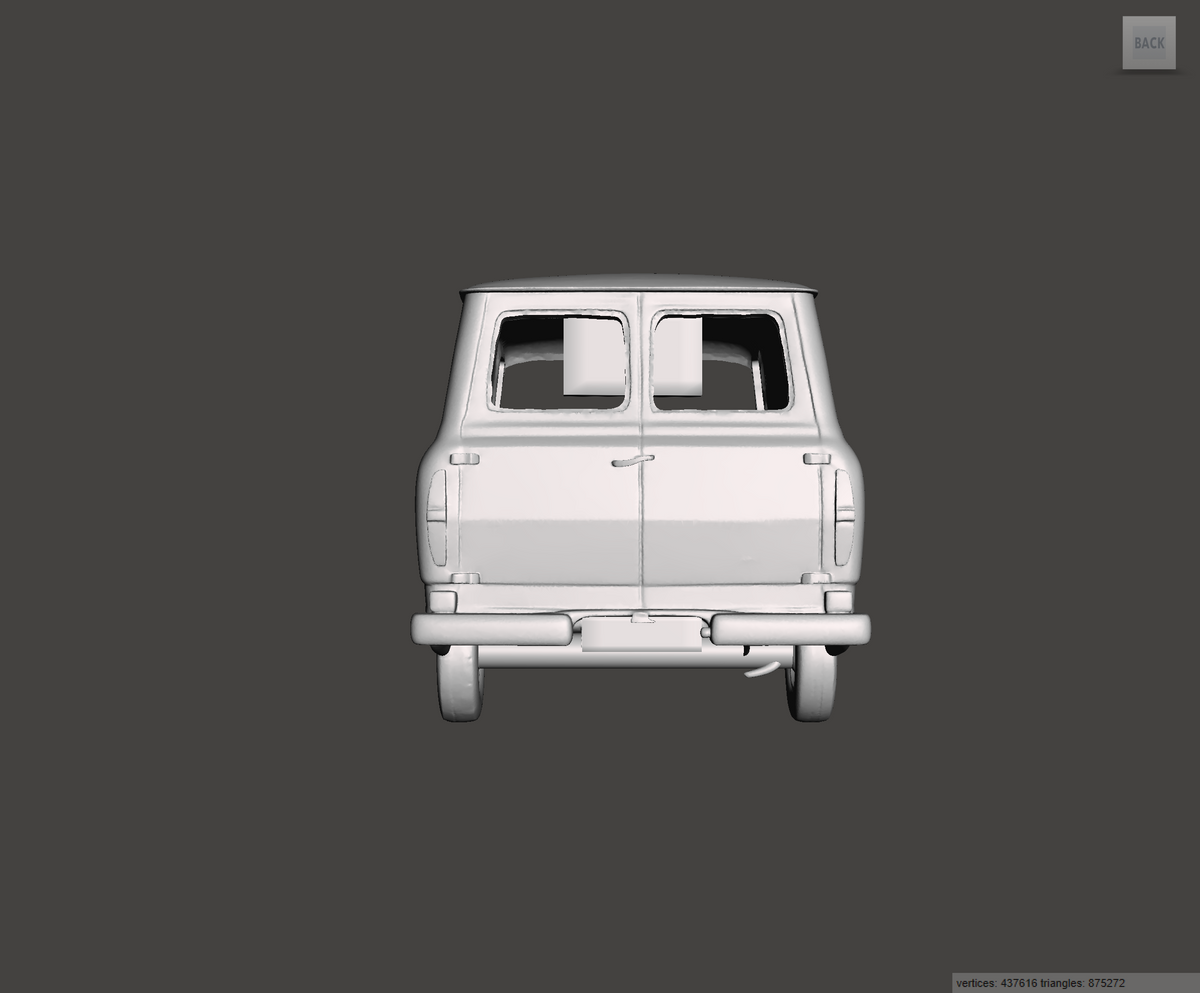 3D Printed Resin Model of Ford Transit Mk1 Van 1973
