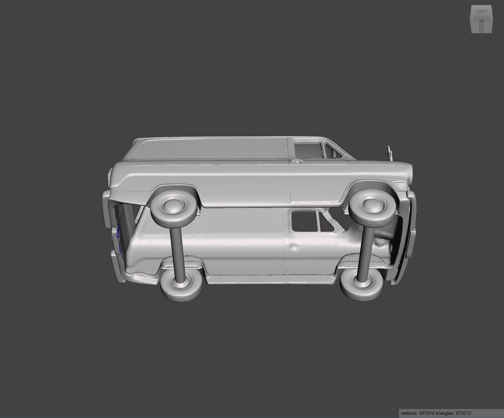 3D Printed Resin Model of Ford Transit Mk1 Van 1973