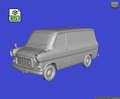 Digital Download of 3D Printed Ford Transit Mk1 1969 prescale