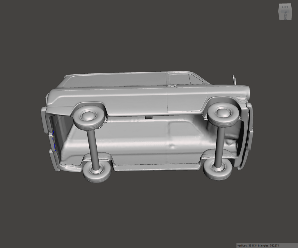 3D Printed Resin Model of Ford Transit Mk1 Van 1973