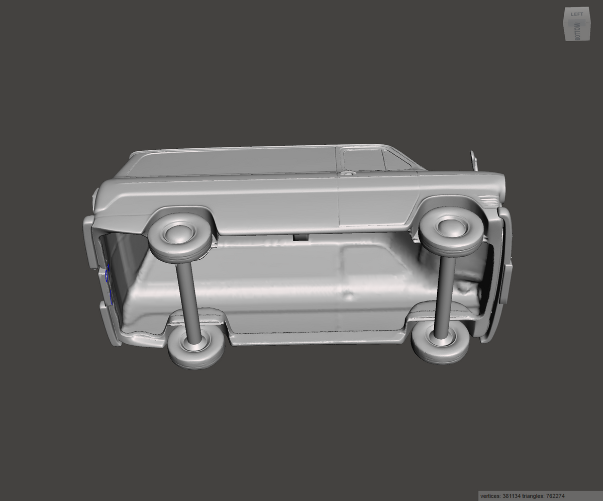 3D Printed Resin Model of Ford Transit Mk1 Van 1973