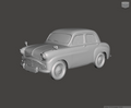 3D Printed Resin Model of Austin A30 1956