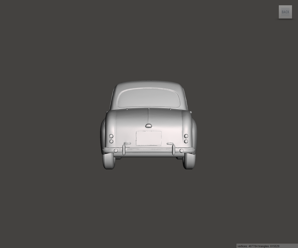 3D Printed Resin Model of Austin A30 1956