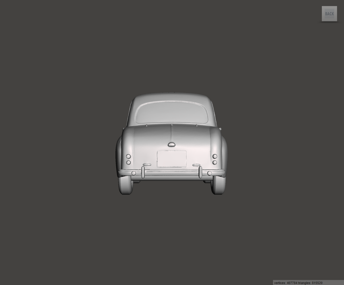 3D Printed Resin Model of Austin A30 1956
