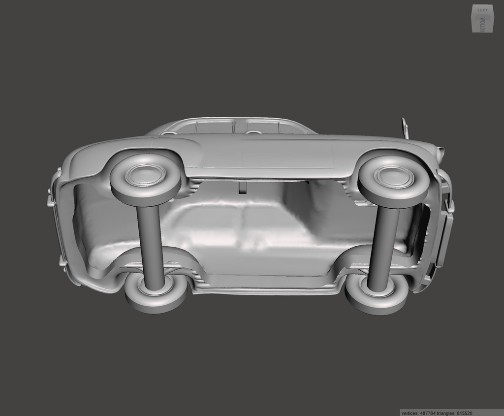 3D Printed Resin Model of Austin A30 1956