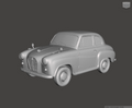 3D Printed Resin Model of Austin A35 1957