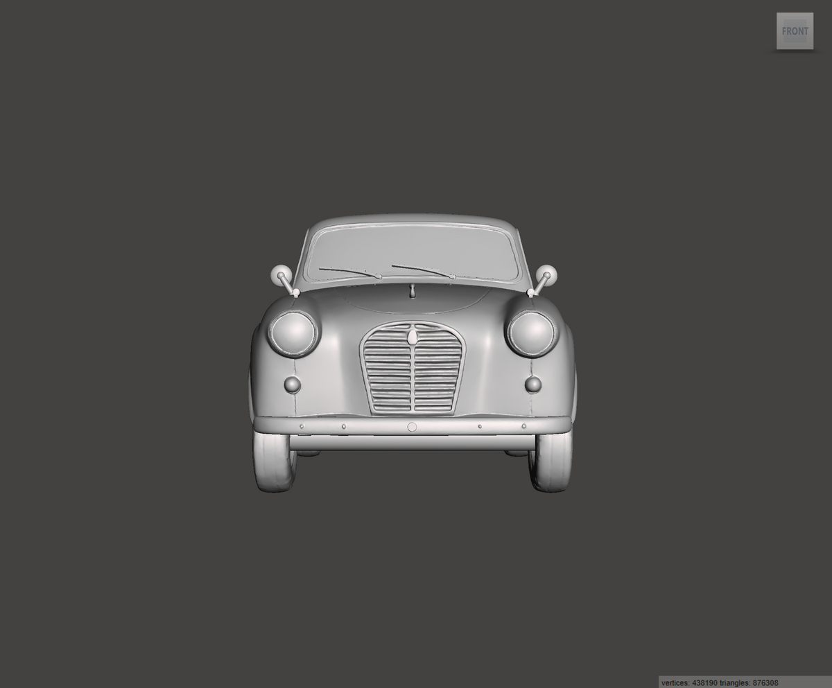 3D Printed Resin Model of Austin A35 1957