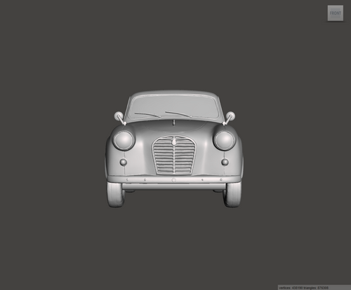 3D Printed Resin Model of Austin A35 1957
