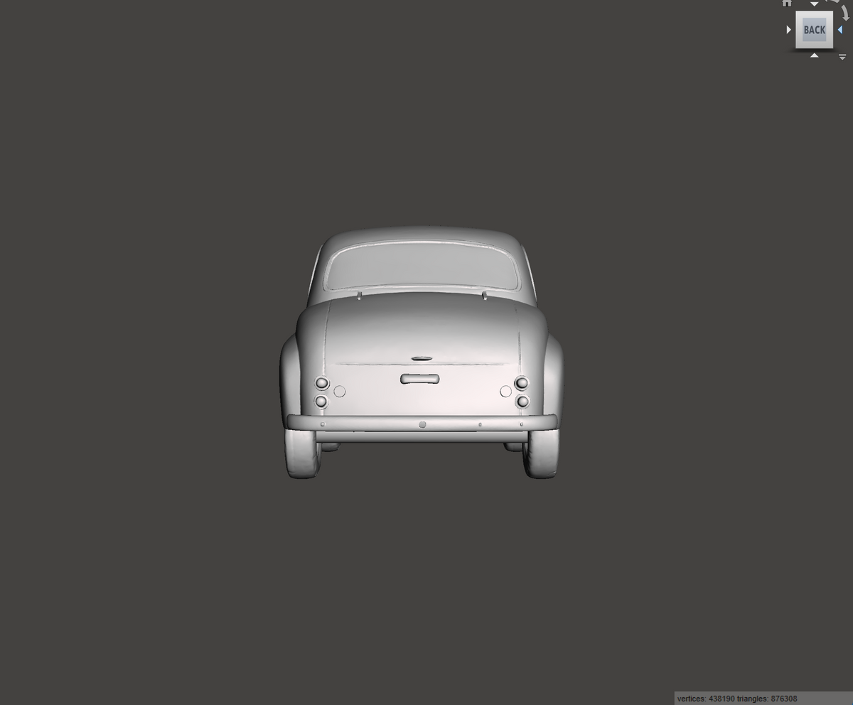 3D Printed Resin Model of Austin A35 1957