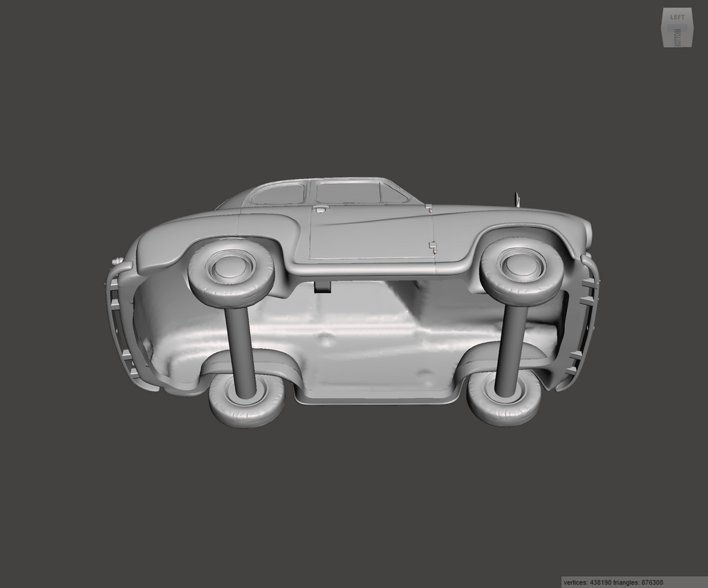 3D Printed Resin Model of Austin A35 1957