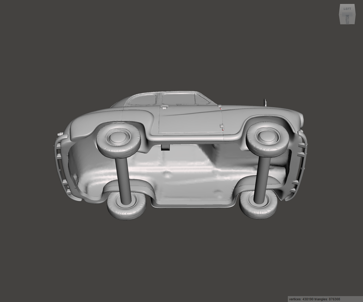 3D Printed Resin Model of Austin A35 1957