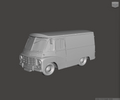 3D Printed Resin model of Austin LD 1ton Van 1966