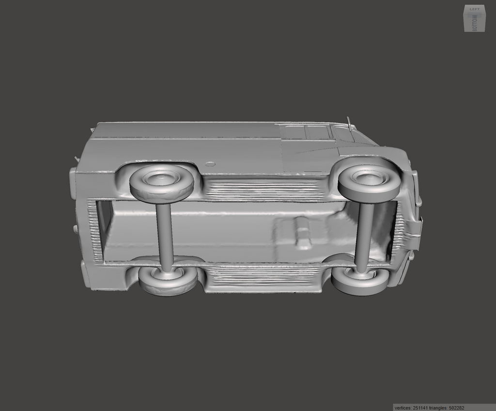 3D Printed Resin model of Austin LD 1ton Van 1966