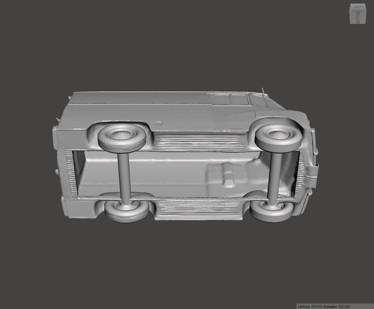 3D Printed Resin model of Austin LD 1ton Van 1966