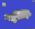 Digital Download of 3D Printed Ford Mk2 Zephyr Farnham Estate 1961 prescale.stl