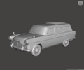 3D Printed Resin Model of Ford Mk2 Zephyr Farnham Estate 1961