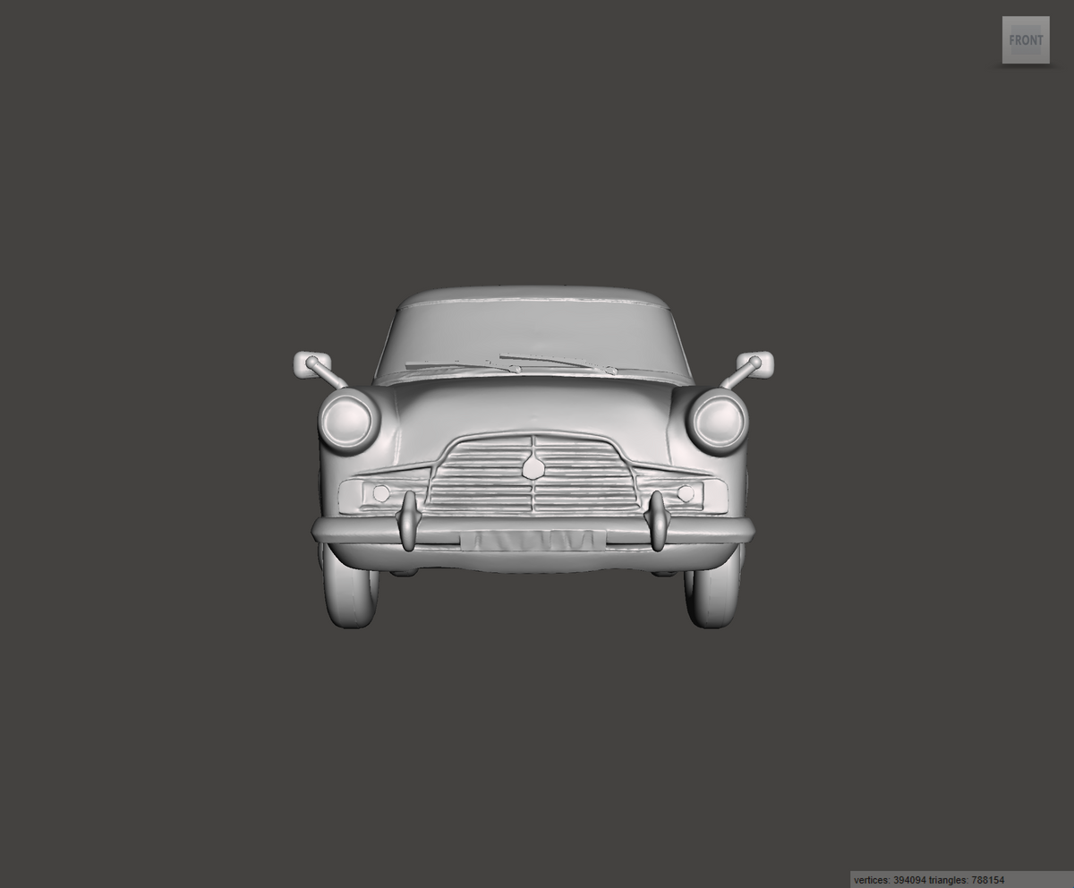 3D Printed Resin Model of Ford Mk2 Zephyr Farnham Estate 1961