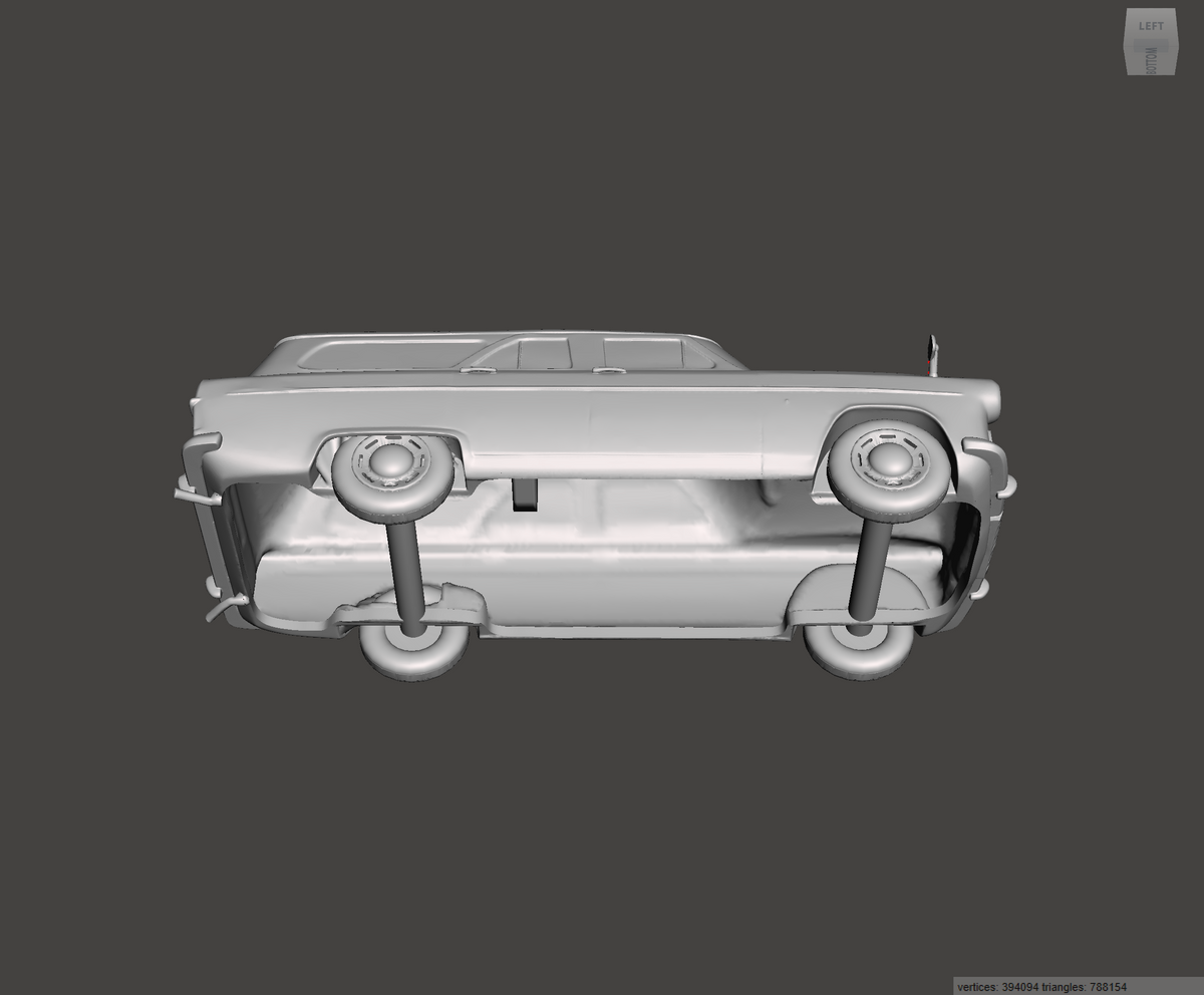 3D Printed Resin Model of Ford Mk2 Zephyr Farnham Estate 1961