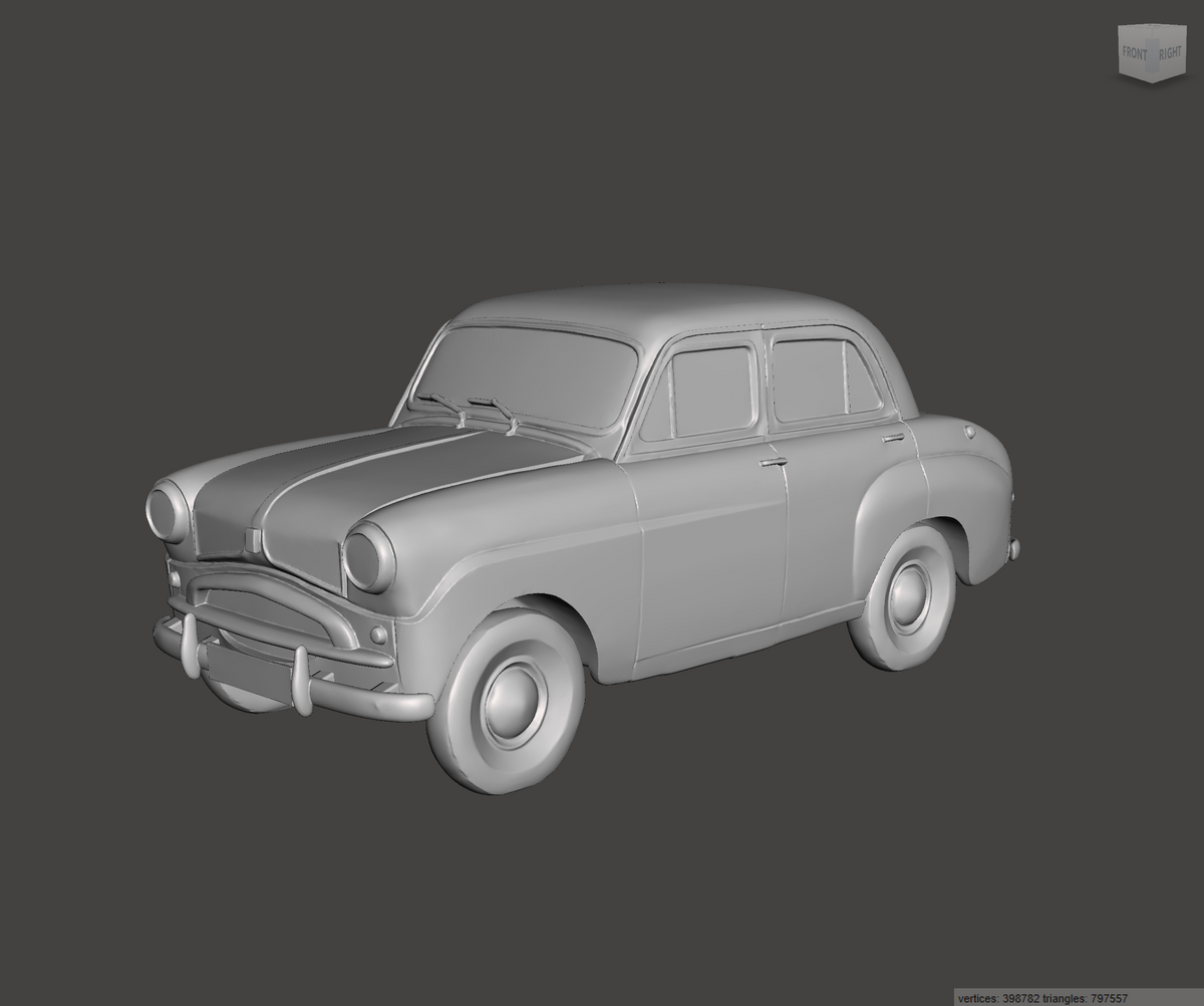 3D Printed Resin Model of Standard 10 1954