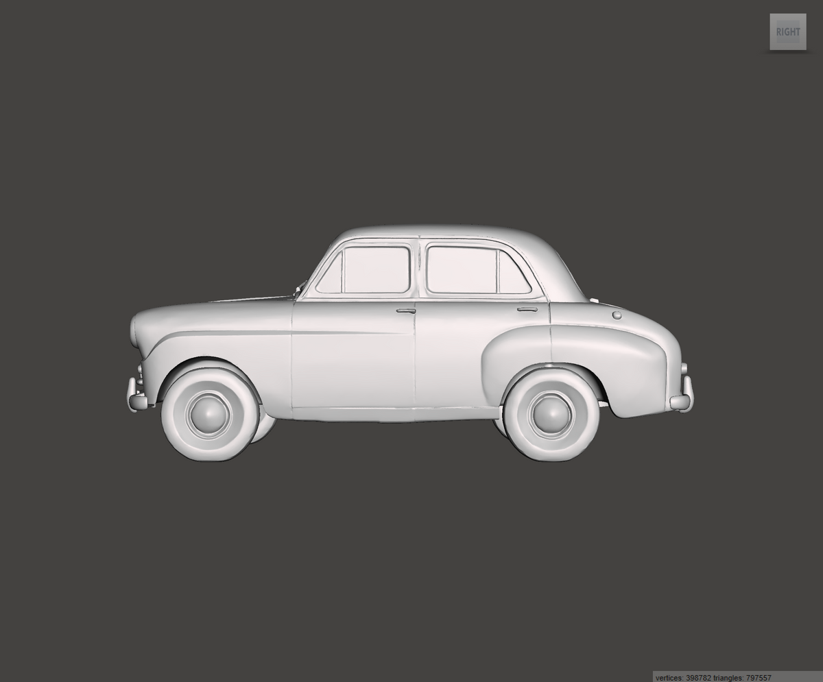 3D Printed Resin Model of Standard 10 1954