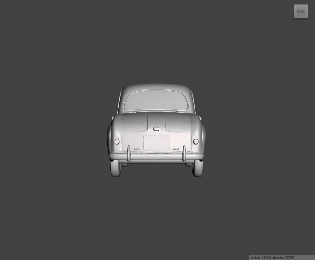 3D Printed Resin Model of Standard 10 1954