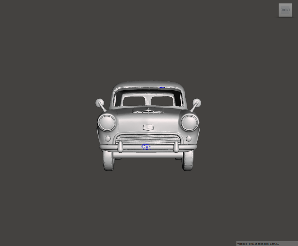 3D Printed Resin model of Austin A55A60 Van 1966