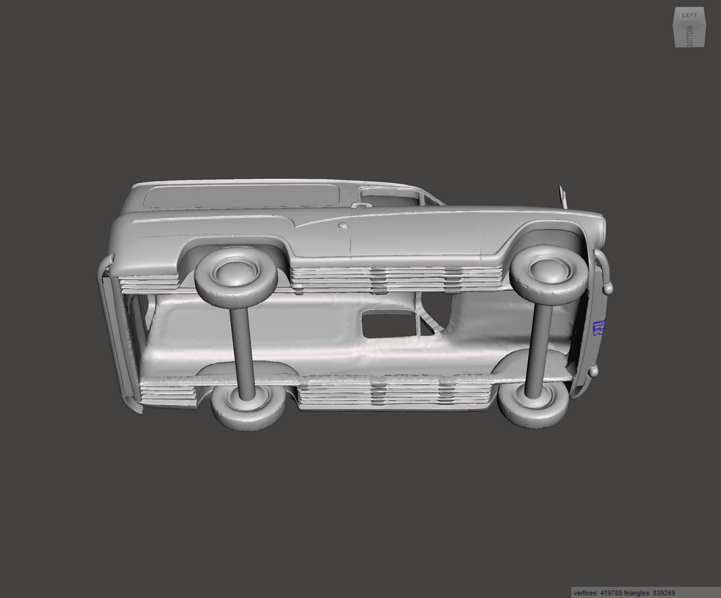 3D Printed Resin model of Austin A55A60 Van 1966