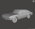 3D Printed Resin Model of Fiat Dino 1971