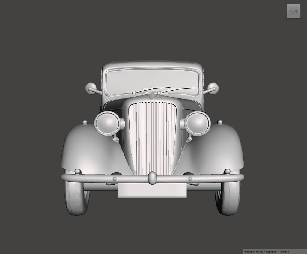 3D Printed Resin Model of Austin 10 Cambridge 1937