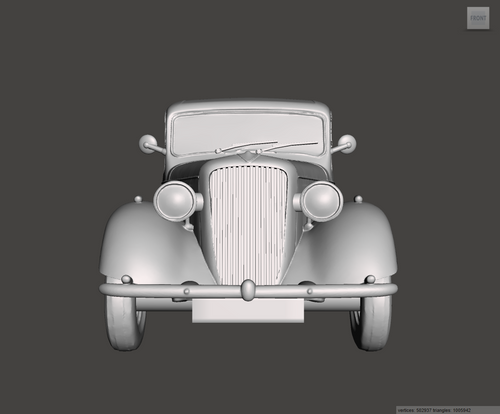3D Printed Resin Model of Austin 10 Cambridge 1937