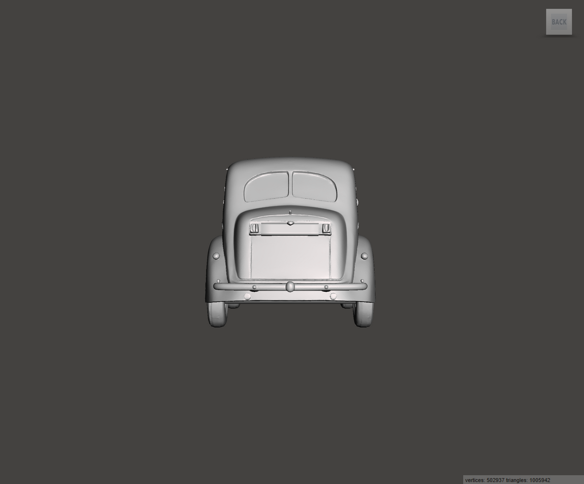 3D Printed Resin Model of Austin 10 Cambridge 1937