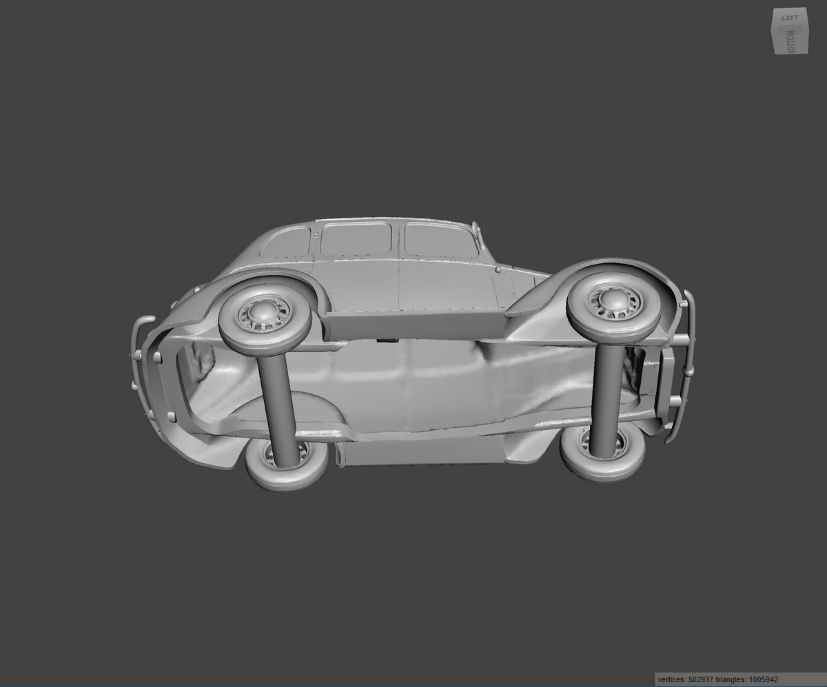 3D Printed Resin Model of Austin 10 Cambridge 1937