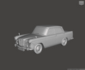 3D Printed Resin Model of Wolseley 16-60 1966