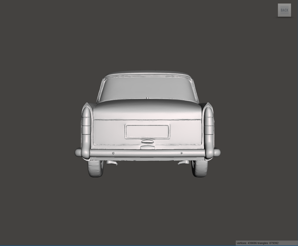 3D Printed Resin Model of Wolseley 16-60 1966