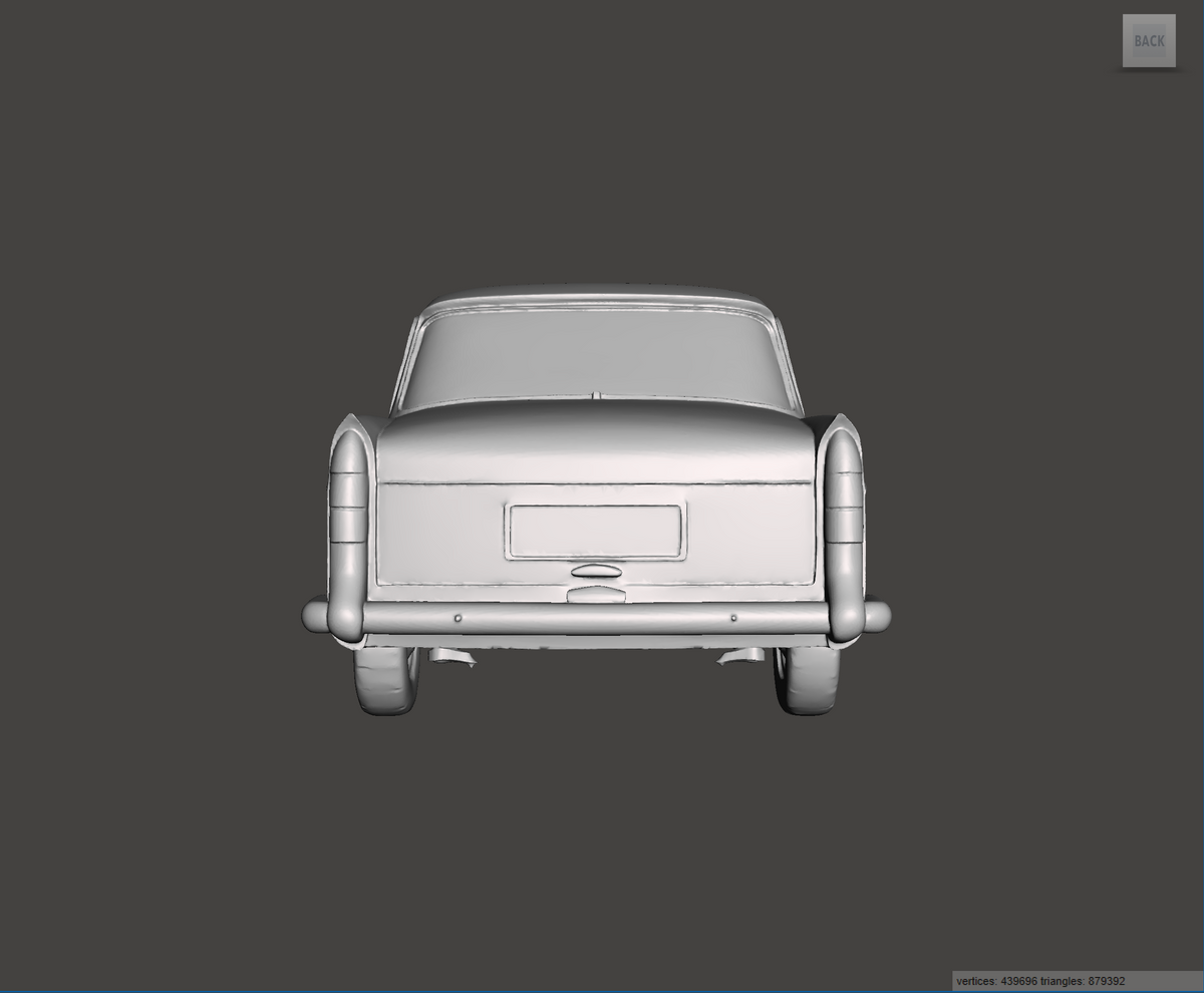 3D Printed Resin Model of Wolseley 16-60 1966