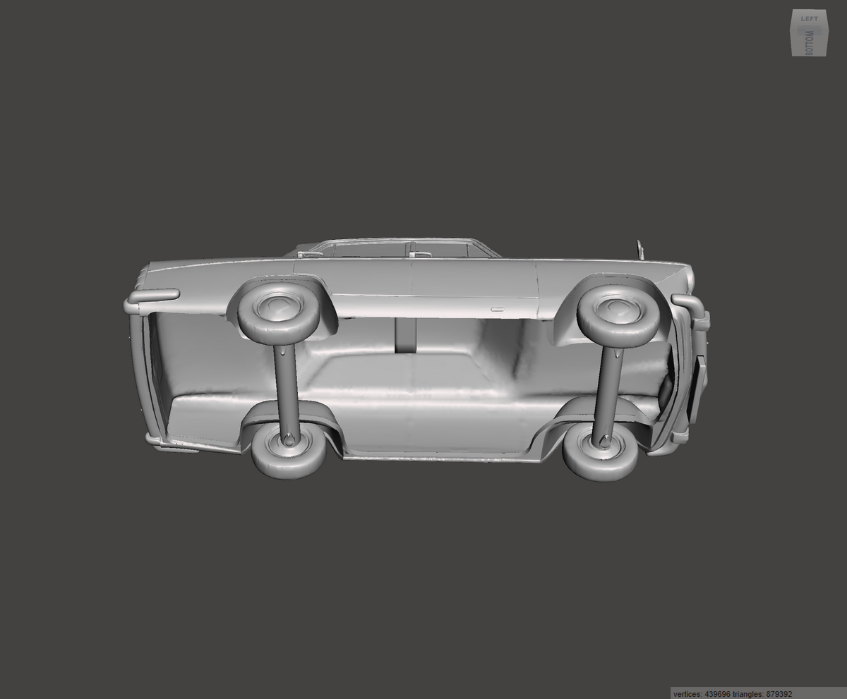 3D Printed Resin Model of Wolseley 16-60 1966