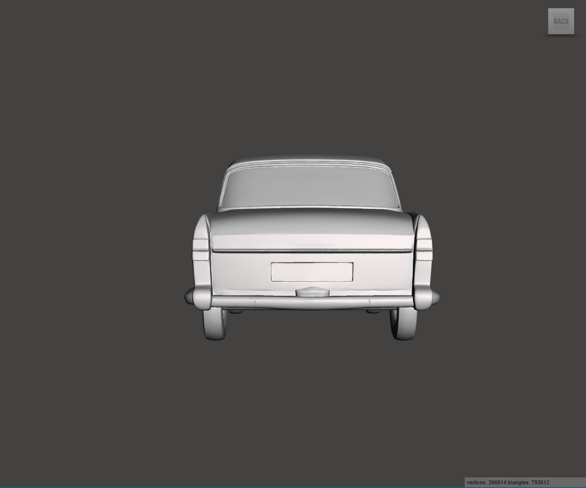 3D Printed Resin Model of Austin A60 Cambridge 1963